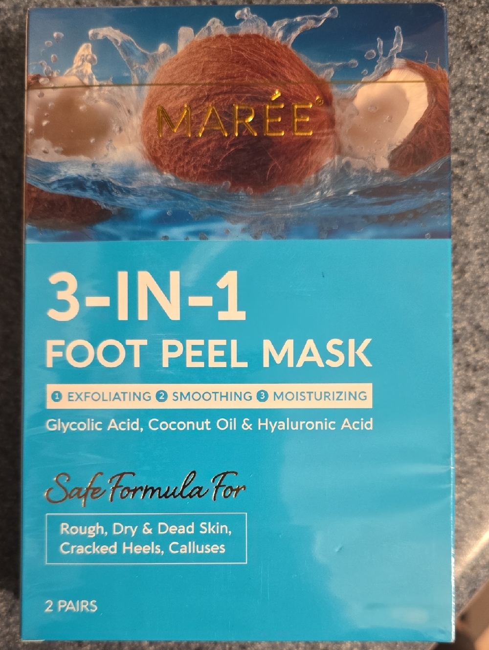 3-IN-1 Foot Peel Mask – Blue